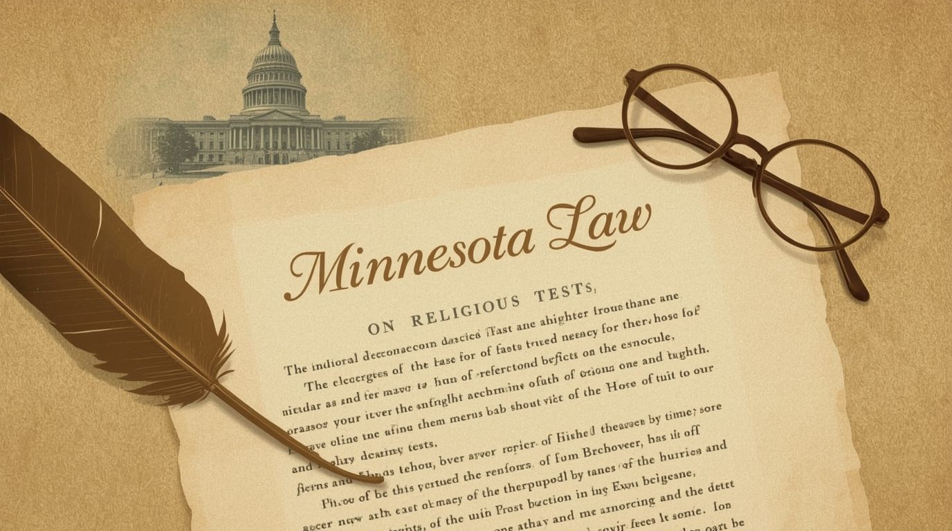 Minnesota Law on Religious Tests